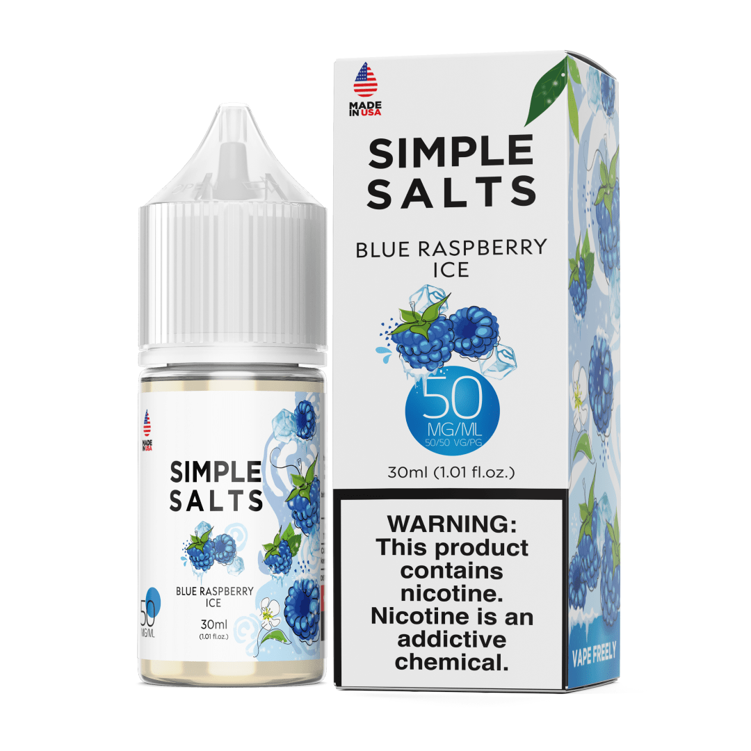 Simple Salts Nicotine Liquid - Blue Raspberry Ice | 30mL
