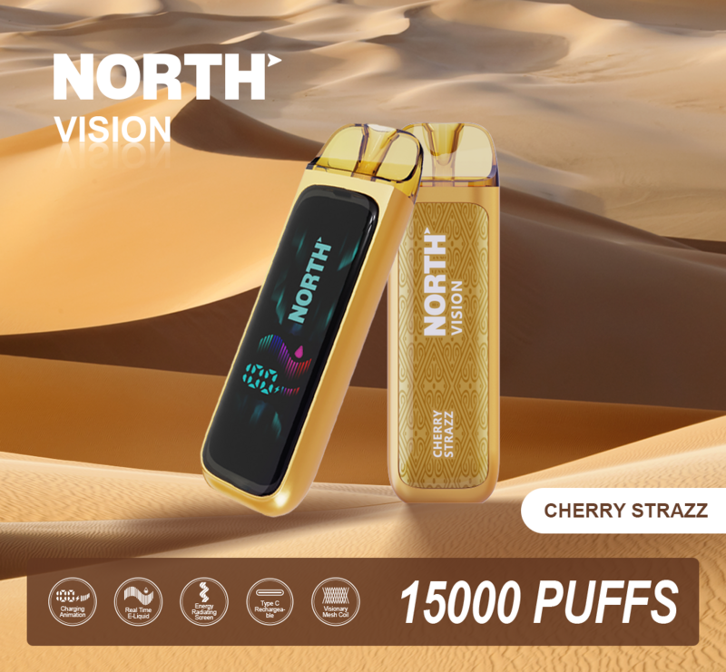 NORTH Vision 15k - Cherry Strazz | America's No.1 Online Vape Shop