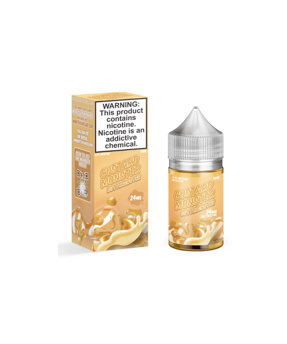 Butterscotch By Custard Monster - Salt Nicotine - 30ml (TFN) Price Point NY Butterscotch By Custard Monster - Salt Nicotine - 30ml (TFN) Price Point NY