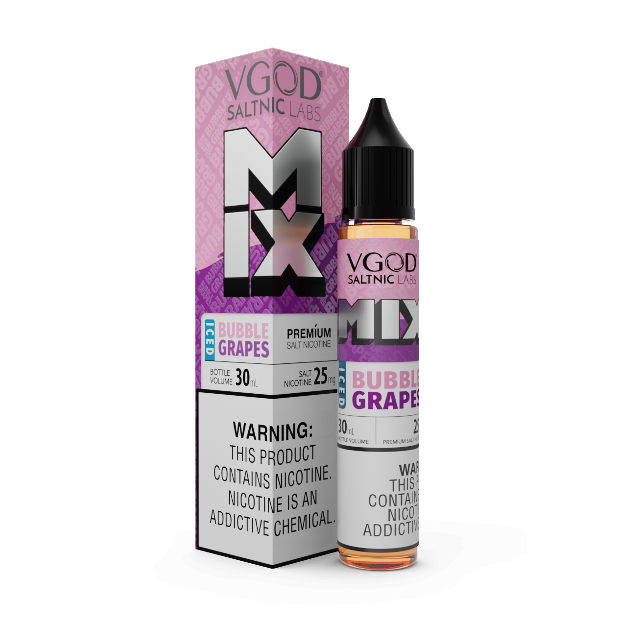 VGOD Salt Nic Iced Bubble Grapes 30mL Price Point NY VGOD Salt Nic Iced Bubble Grapes 30mL Price Point NY