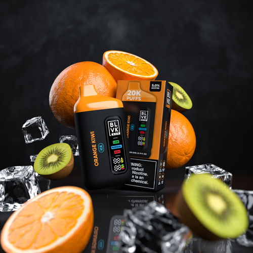 BLVK Bar Orange Kiwi Ice America's Favorite Vape Shop – Price
