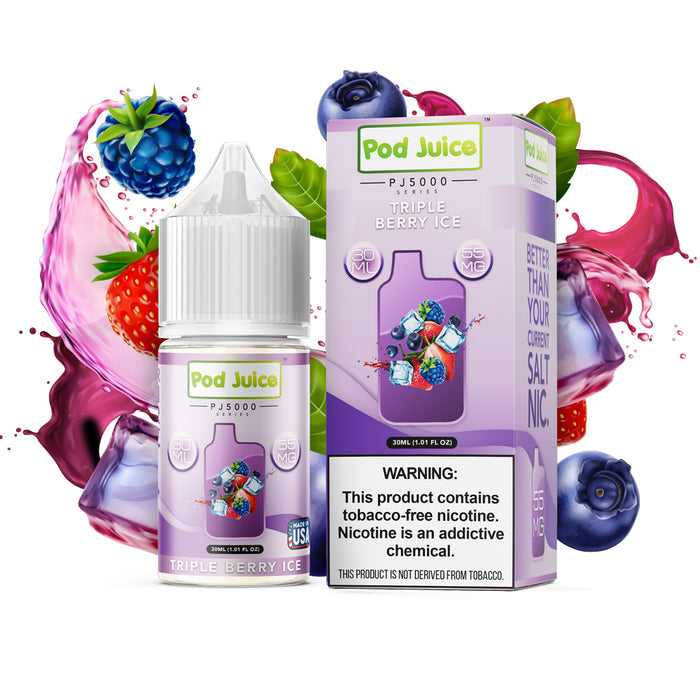 Pod Juice PJ5000 - Triple Berry Ice | America's No.1 Vape Shop Price Point NY Pod Juice PJ5000 - Triple Berry Ice | America's No.1 Vape Shop Price Point NY