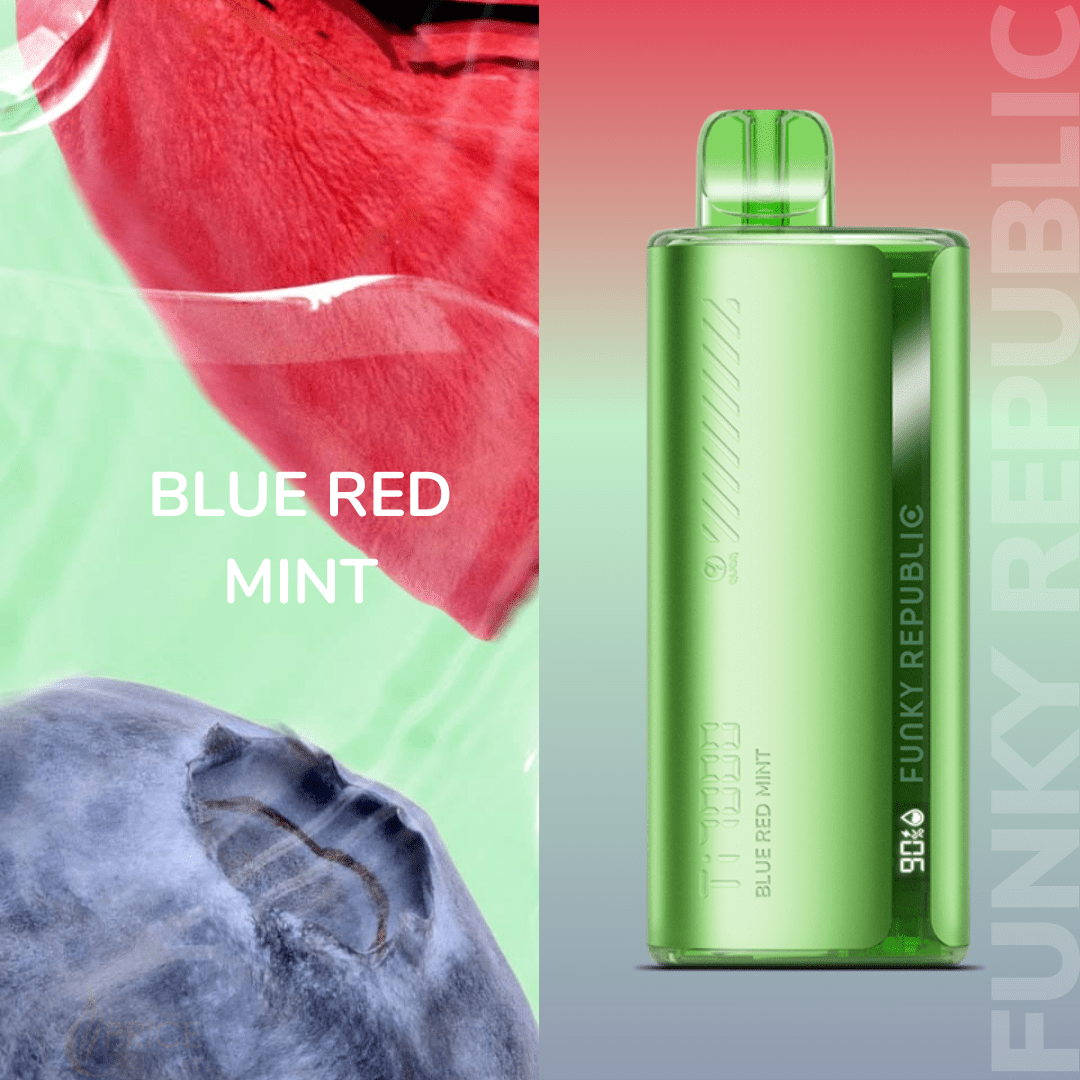 FUNKY REPUBLIC BLUE RED MINT TI7000 | PRICE POINT NY