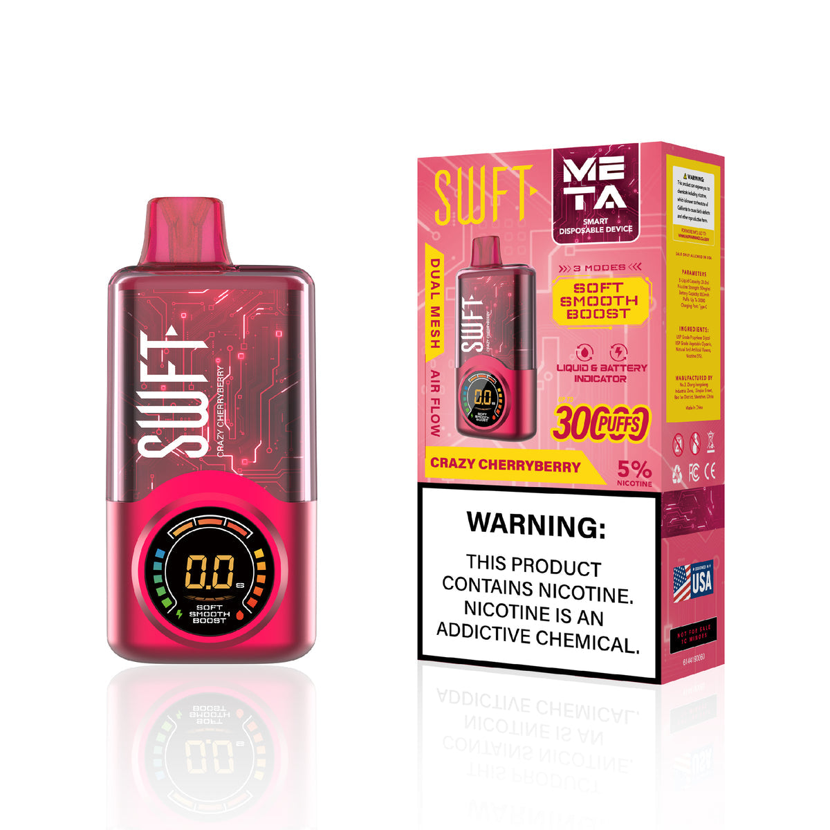 SWFT META - Crazy Cherryberries | America's No.1 Online Vape