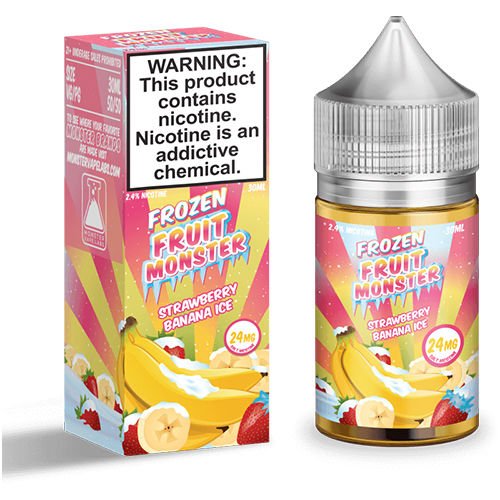 Strawberry Banana Ice By Frozen Fruit Monster - Salt Nicotine - 30ml (   Price Point NY