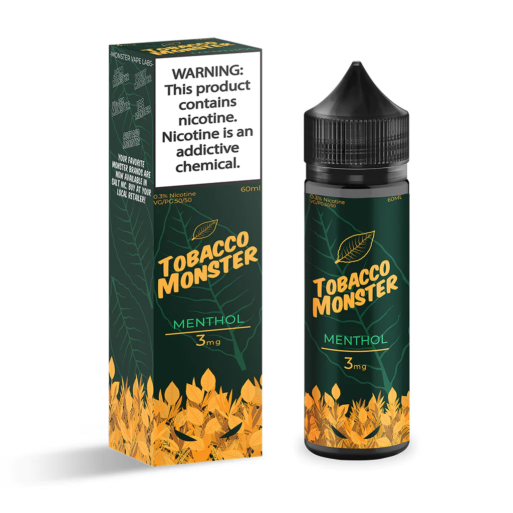 monster vape labs salt nic Menthol By Tobacco Monster