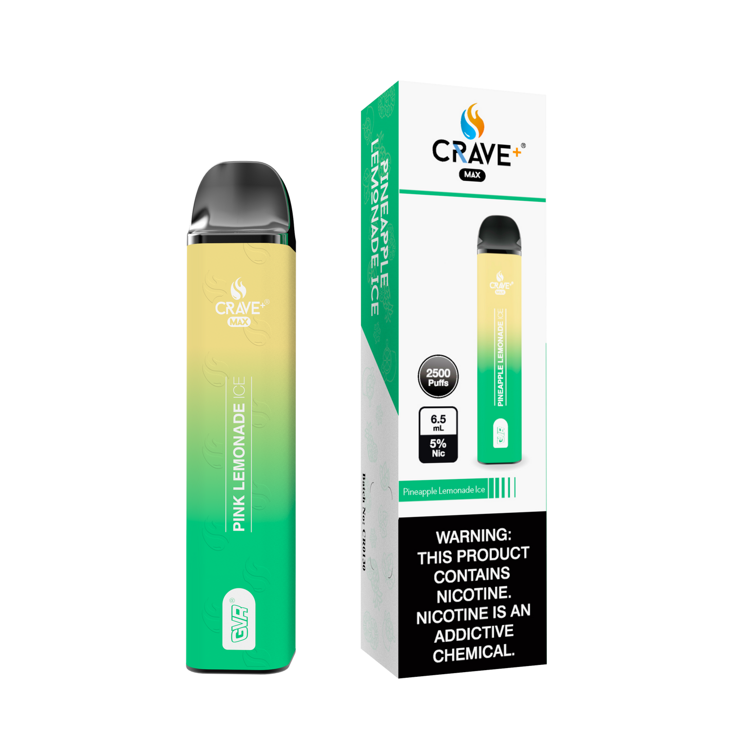 Crave Max 2500 - Pineapple Lemonade Ice