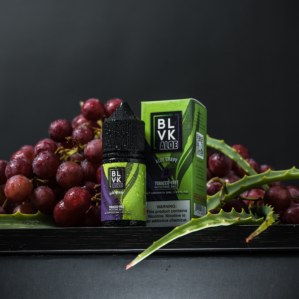 BLVK ALOE | ALOE GRAPE TFN SALT NIC 30ML - PRICE POINT NY