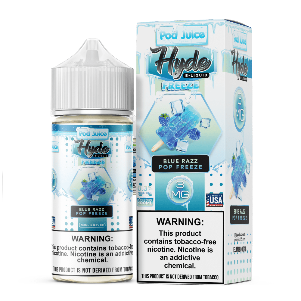 Pod Juice x Hyde 100ml - Blue Razz Pop Freeze | America's No.1 Vape Shop Price Point NY Pod Juice x Hyde 100ml - Blue Razz Pop Freeze | America's No.1 Vape Shop Price Point NY