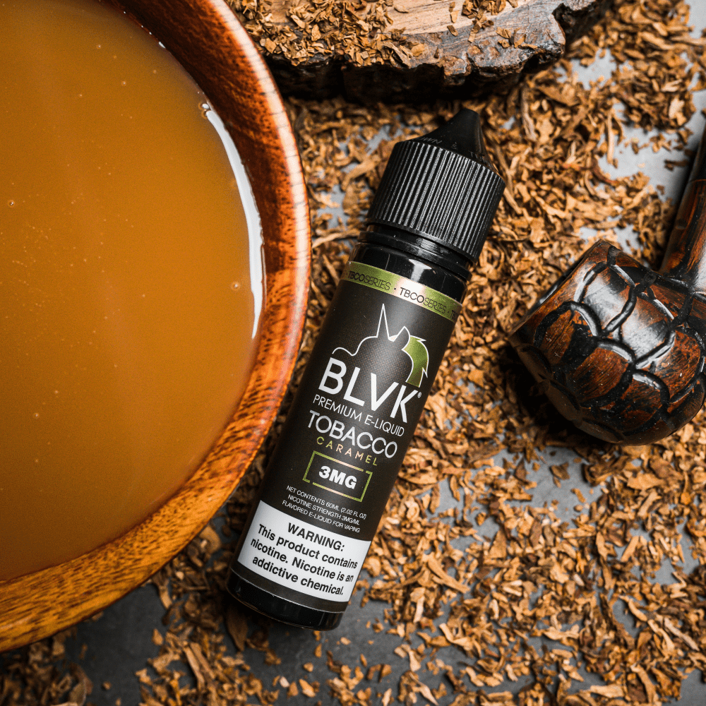 BLVK - Caramel Tobacco | 60ml | America's No.1 Online Vape Shop Price Point NY BLVK - Caramel Tobacco | 60ml | America's No.1 Online Vape Shop Price Point NY