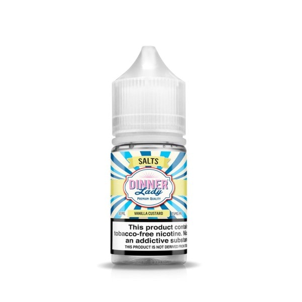Dinner Lady TFN Salt Nicotine - Vanilla Custard | 30mL Price Point NY Dinner Lady TFN Salt Nicotine - Vanilla Custard | 30mL Price Point NY
