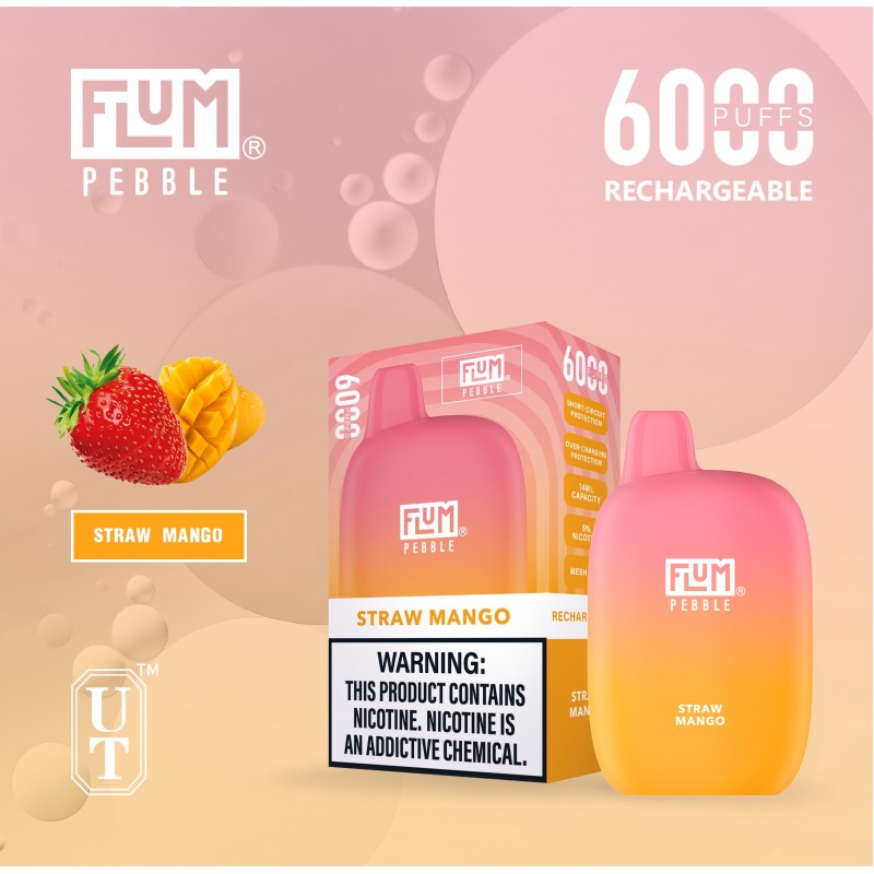 FLUM PEBBLE STRAWBERRY MANGO | PRICE POINT NY