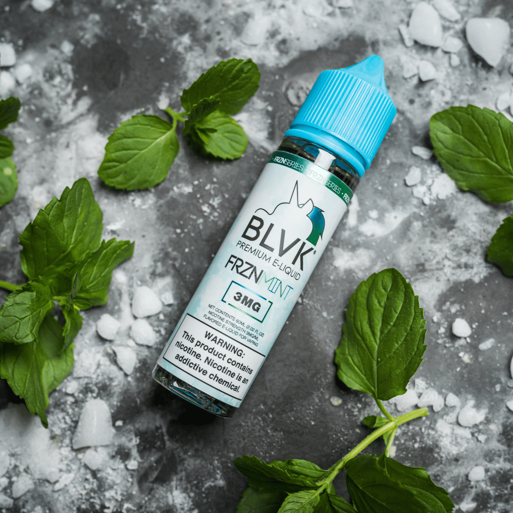 BLVK FRZNMINT FREEBASE ELIQUID BOTTLE | PRICE POINT NY