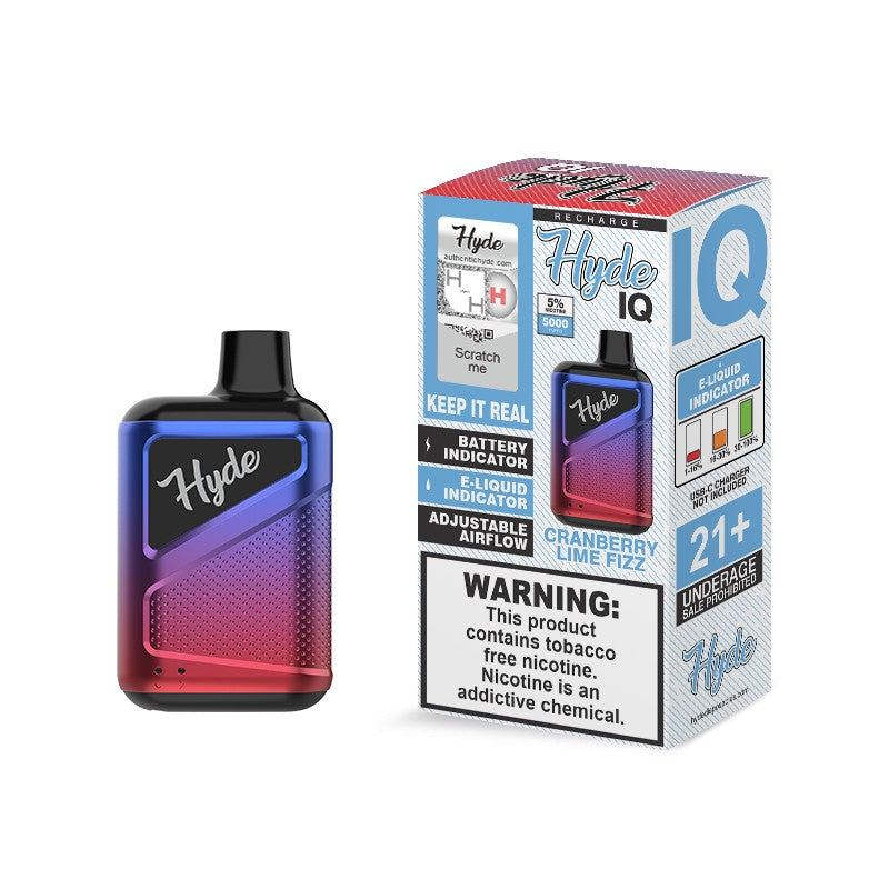 Hyde IQ - Cranberry Lime Fizz | America's No.1 Online Vape Shop Price Point NY Hyde IQ - Cranberry Lime Fizz | America's No.1 Online Vape Shop Price Point NY