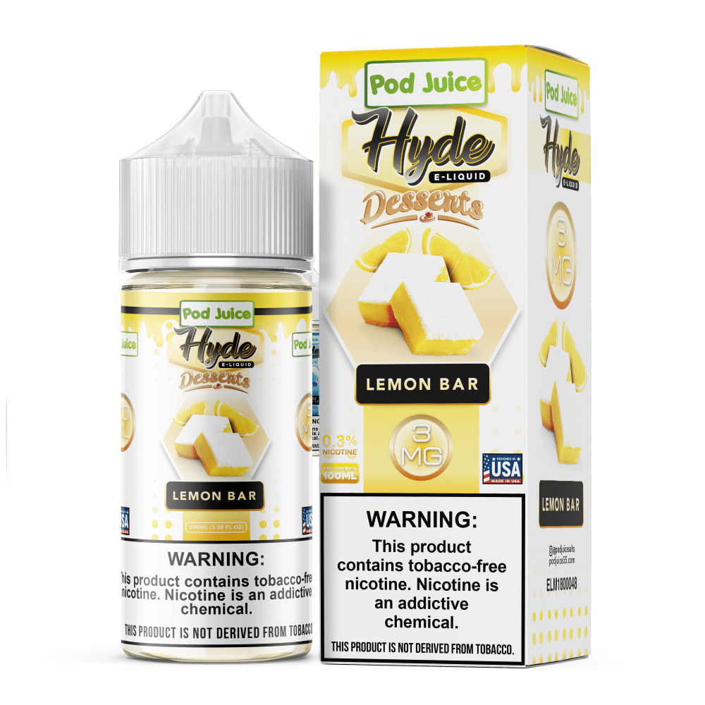 Pod Juice x Hyde 100ml - Lemon Bar | America's No.1 Vape Shop Price Point NY Pod Juice x Hyde 100ml - Lemon Bar | America's No.1 Vape Shop Price Point NY