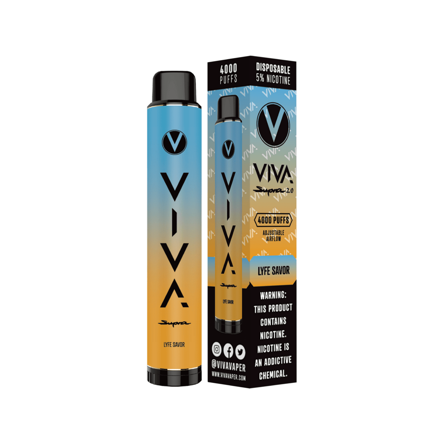 VIVA SUPRA 400 PUFF DISPOSABLE LYFE SAVOR - PRICE POINT NY