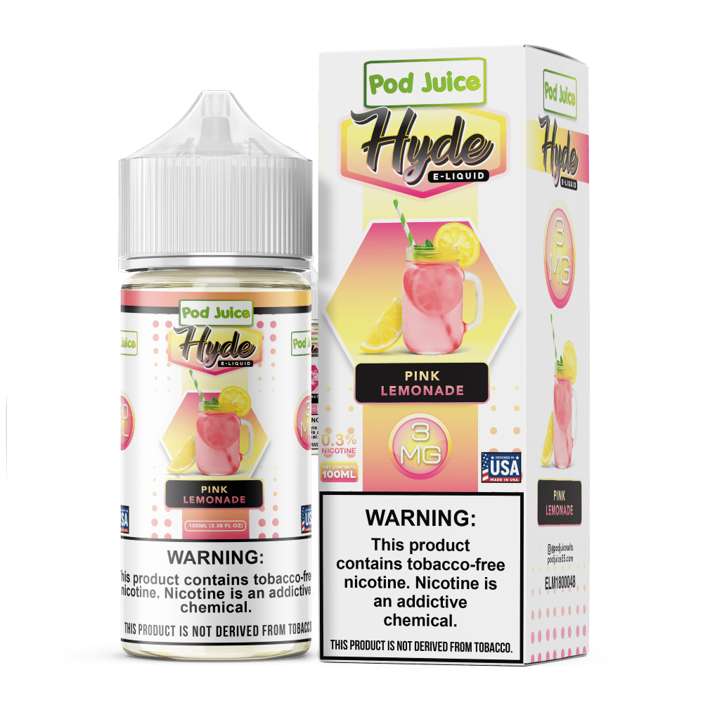 Pod Juice x Hyde 100ml - Pink Lemonade | America's No.1 Vape Shop Price Point NY Pod Juice x Hyde 100ml - Pink Lemonade | America's No.1 Vape Shop Price Point NY