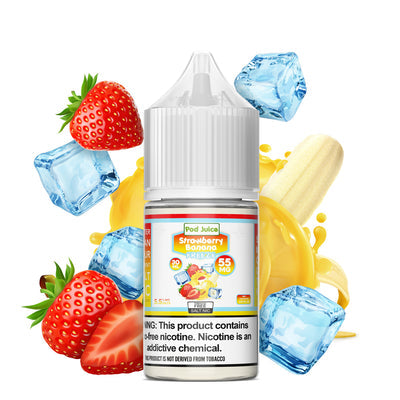 Pod Juice TFN Salt Nic - Strawberry Banana | 30ml