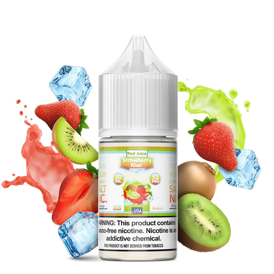Pod Juice TFN Salt Nic - Strawberry Kiwi Freeze