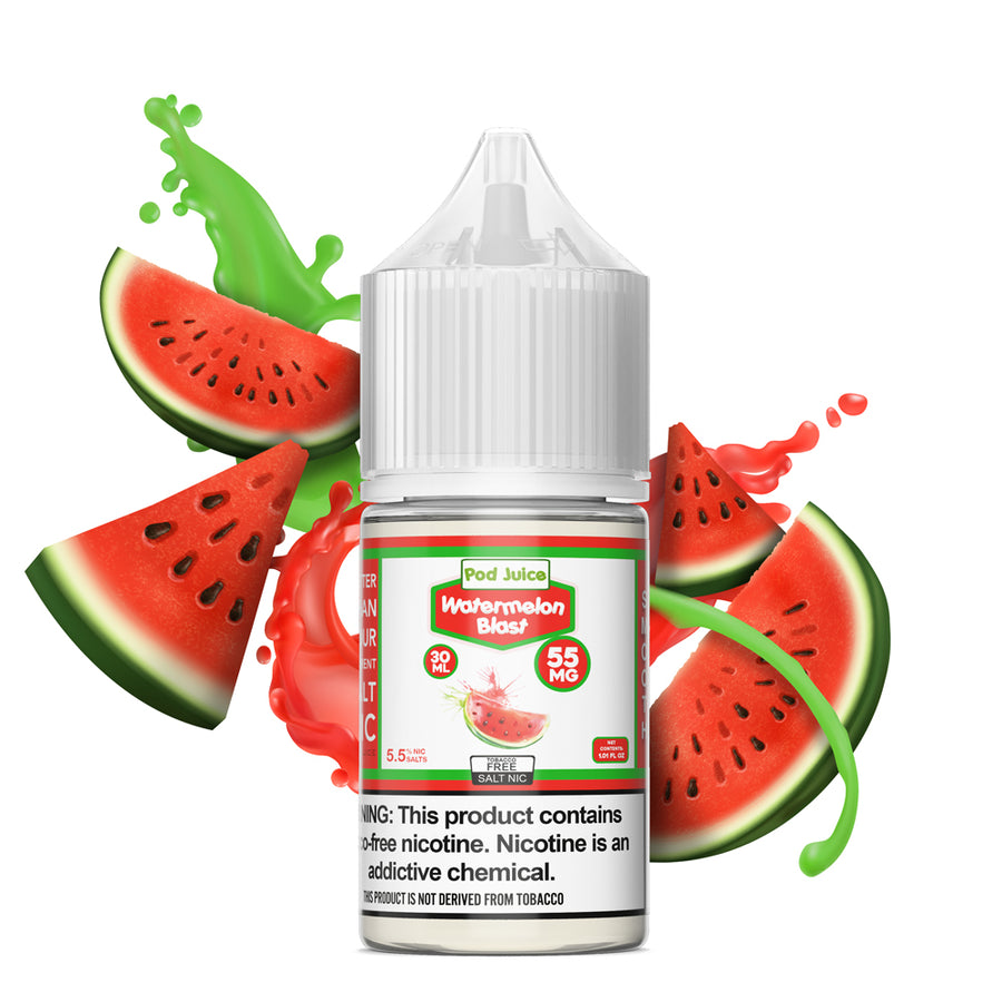 Pod Juice TFN Salt Nic - Watermelon Blast | 30ml - Americas Vape Shop Price Point NY Pod Juice TFN Salt Nic - Watermelon Blast | 30ml - Americas Vape Shop Price Point NY
