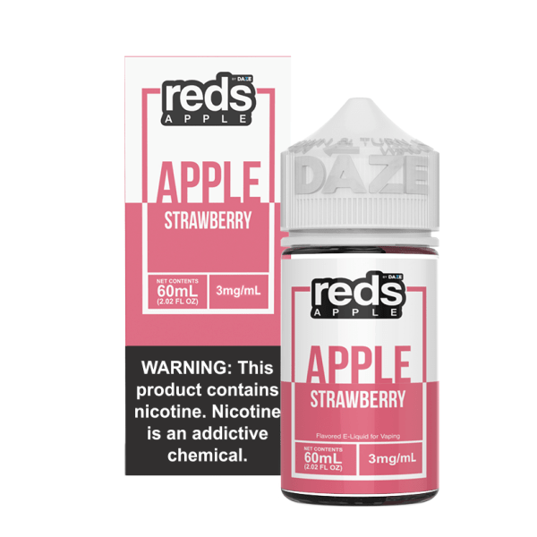 Reds Apple Free Base Nicotine - Apple Strawberry | 60mL