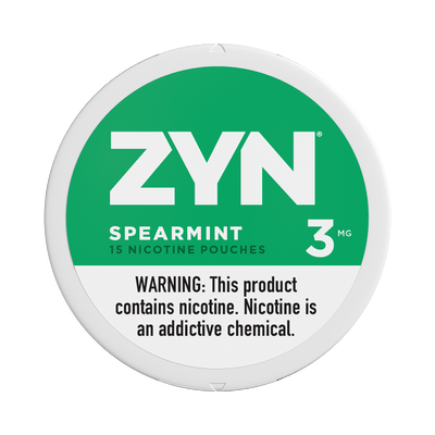 ZYN Spearmint 3mg - Tobacco Free Pouches