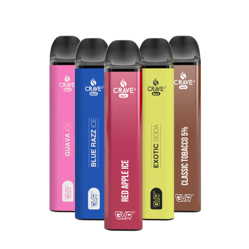 CRAVE Max - 2500 Puffs, 1300mAh Battery, 6.5ml Liquid | Crave on! Price Point NY CRAVE Max - 2500 Puffs, 1300mAh Battery, 6.5ml Liquid | Crave on! Price Point NY