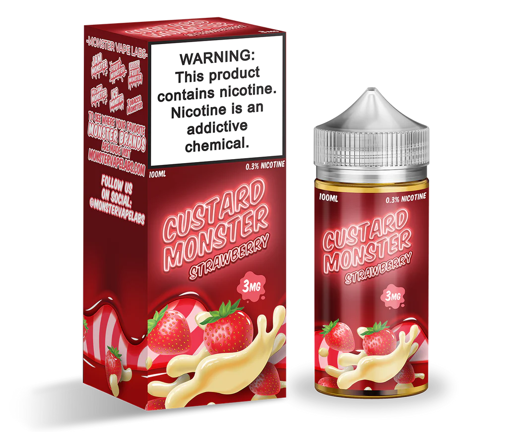 Strawberry By Custard Monster - 100ml (TFN)