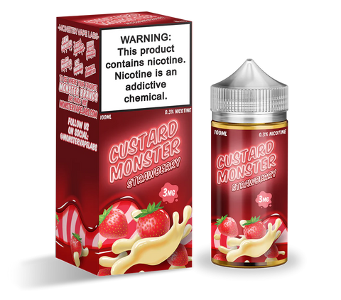 Strawberry By Custard Monster - 100ml (TFN)