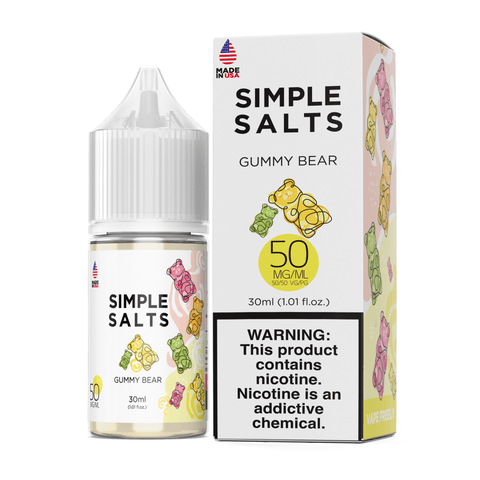 Simple Salts Nicotine Liquid - Gummy Bear | 30mL