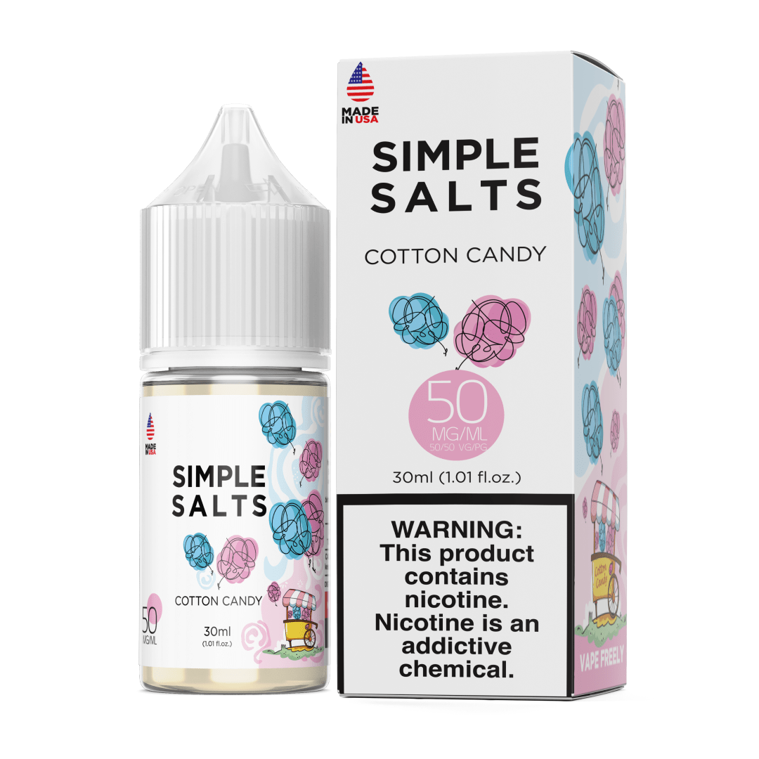 Simple Salts Nicotine Liquid - Cotton Candy | 30mL