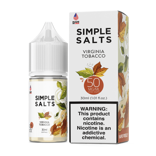 Simple Salts Nicotine Liquid - Virginia Tobacco | 30mL