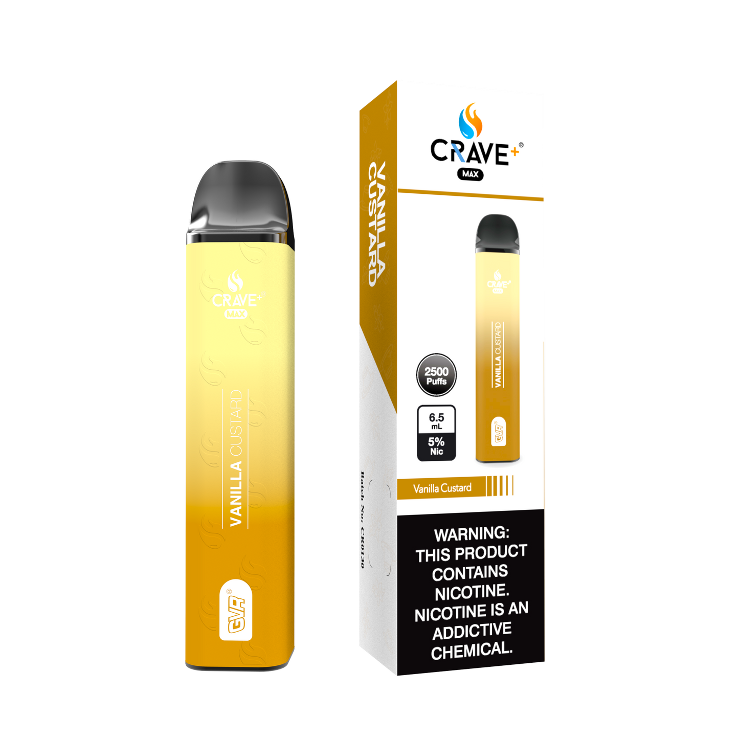 Crave Max 2500 - Vanilla Custard