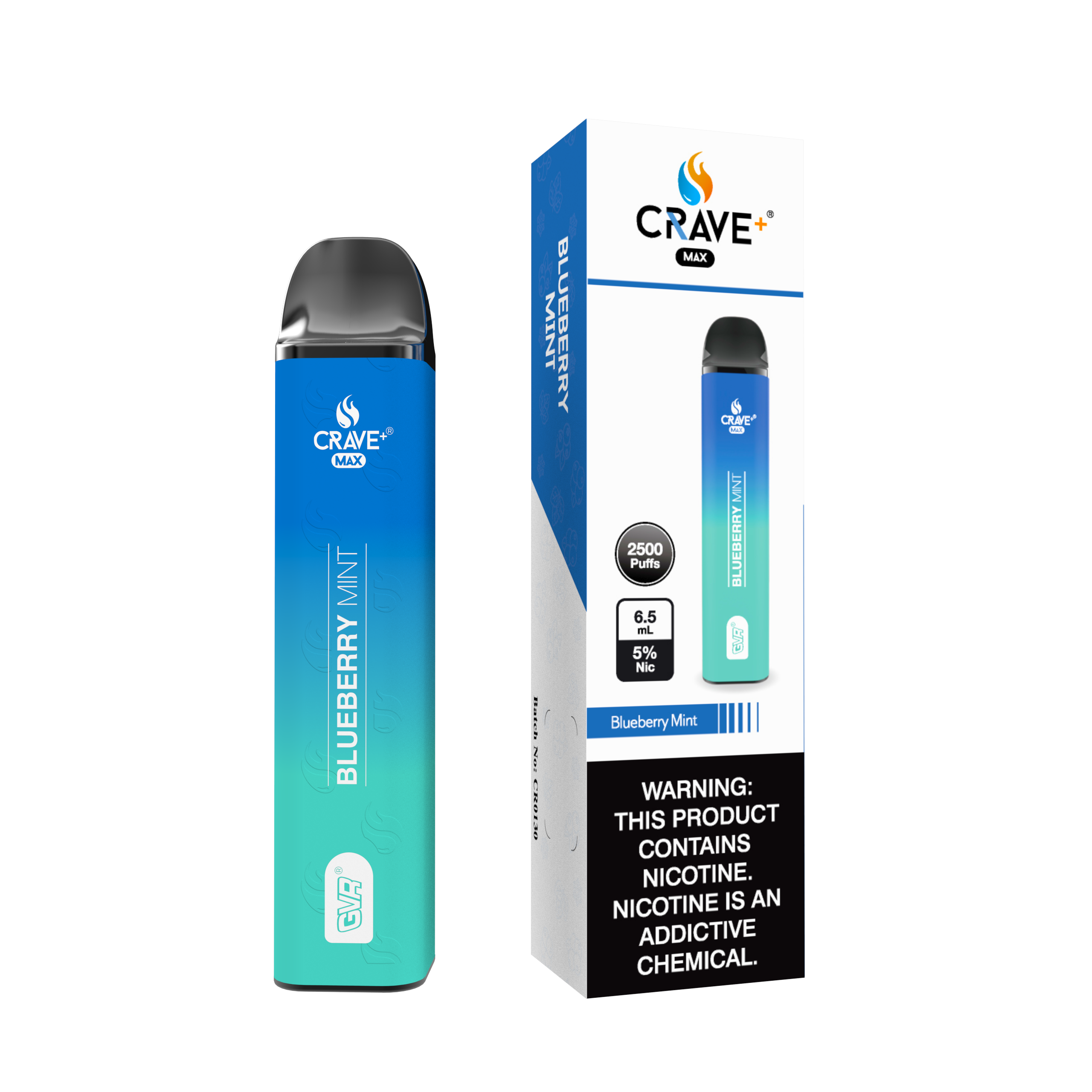 CRAVE Max Blueberry Mint Crave On America's No.1 Online Vape Shop