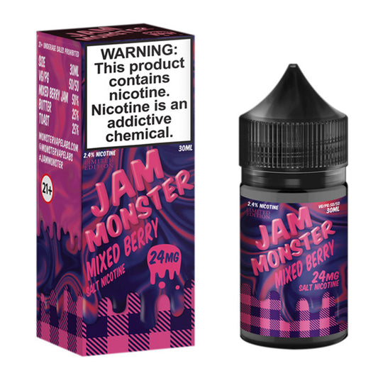 Mixed Berry By Jam Monster - Salt Nicotine - 30ml (TFN)