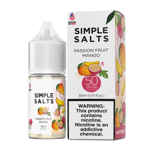 Simple Salts Nicotine Liquid - Passion Fruit Mango | 30mL