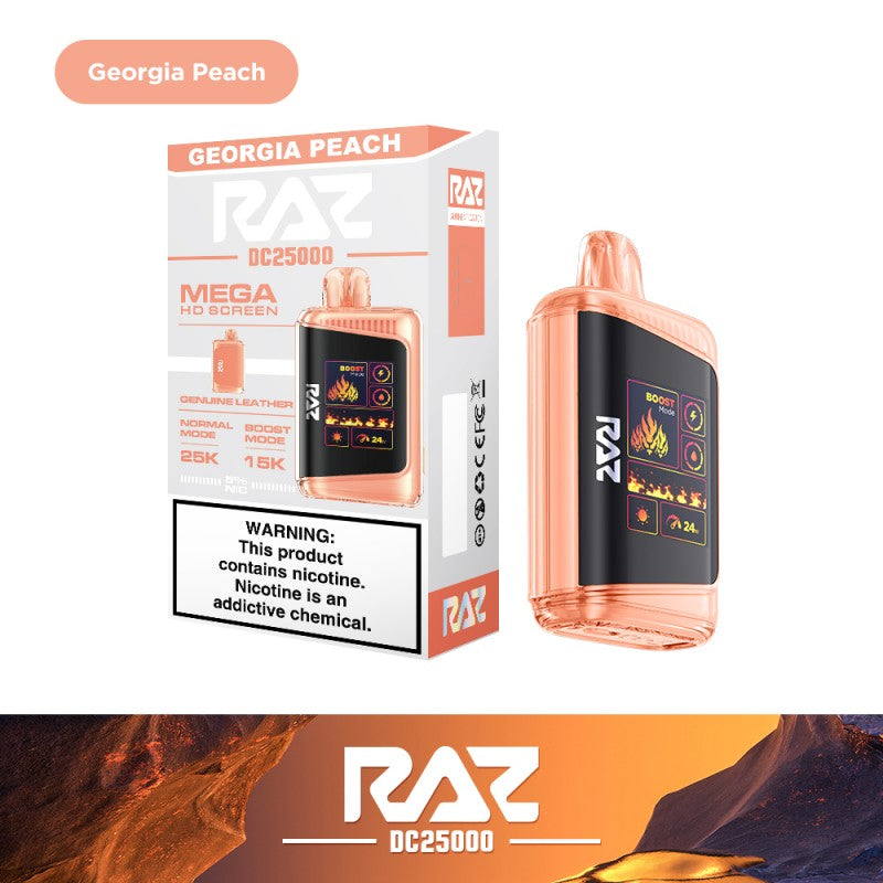 RAZ DC25000 - Georgia Peach | America's No.1 Online Vape Shop – Price Point NY
