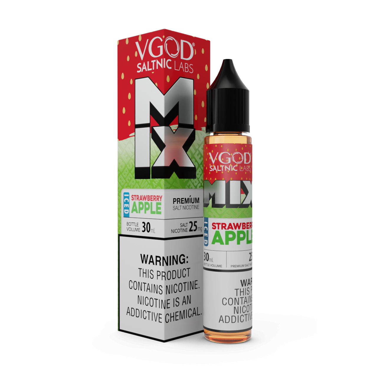 VGOD Salt Nic Iced Strawberry Apple 30mL – Price Point NY