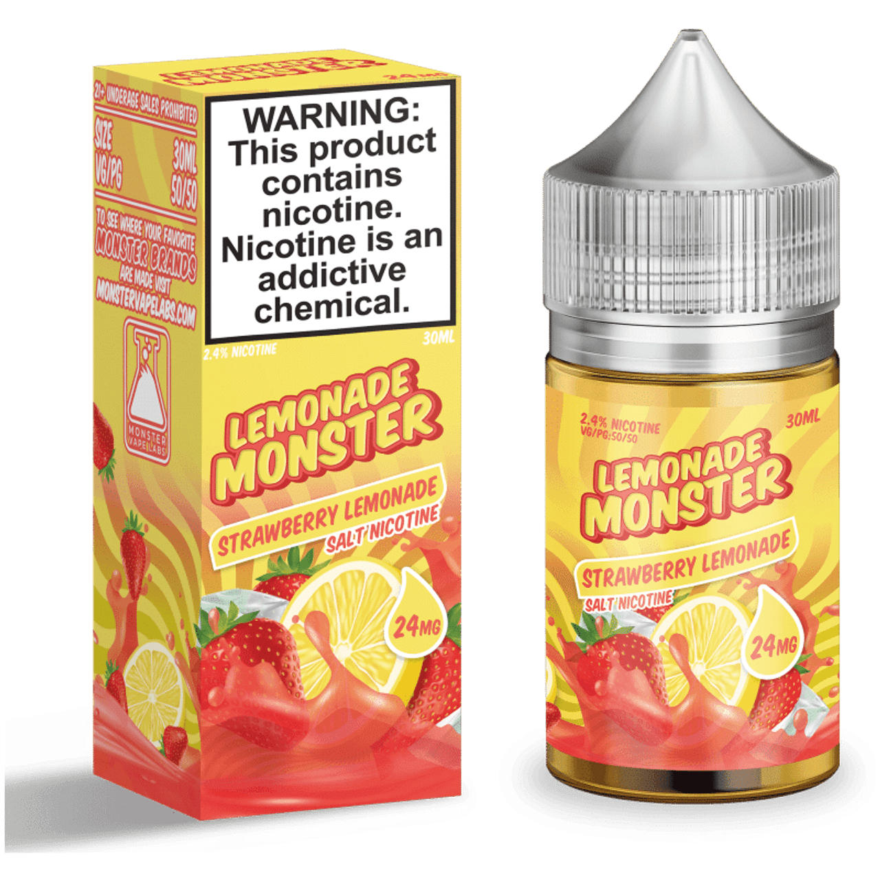 Strawberry Lemonade By Lemonade Monster - Salt Nicotine - 30ml (TFN)