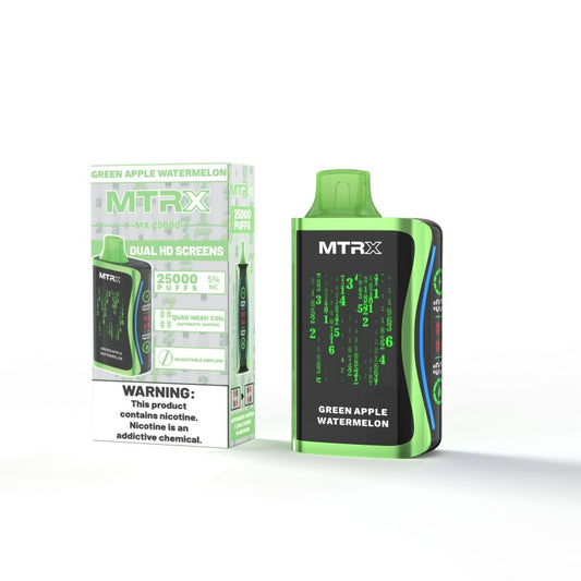 MTRX MX 25000 - Green Apple Watermelon