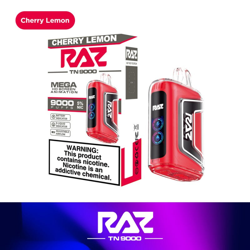 RAZ TN9000 - Cherry Lemon | America's No.1 Online Vape Shop – Price ...