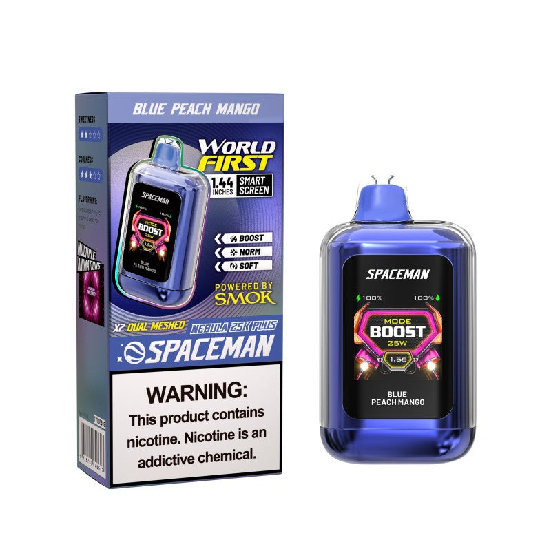 Mango Spaceman SPACEMAN NEBULA 25k - Blue Peach Mango | America's No.1 Vape Shop ...