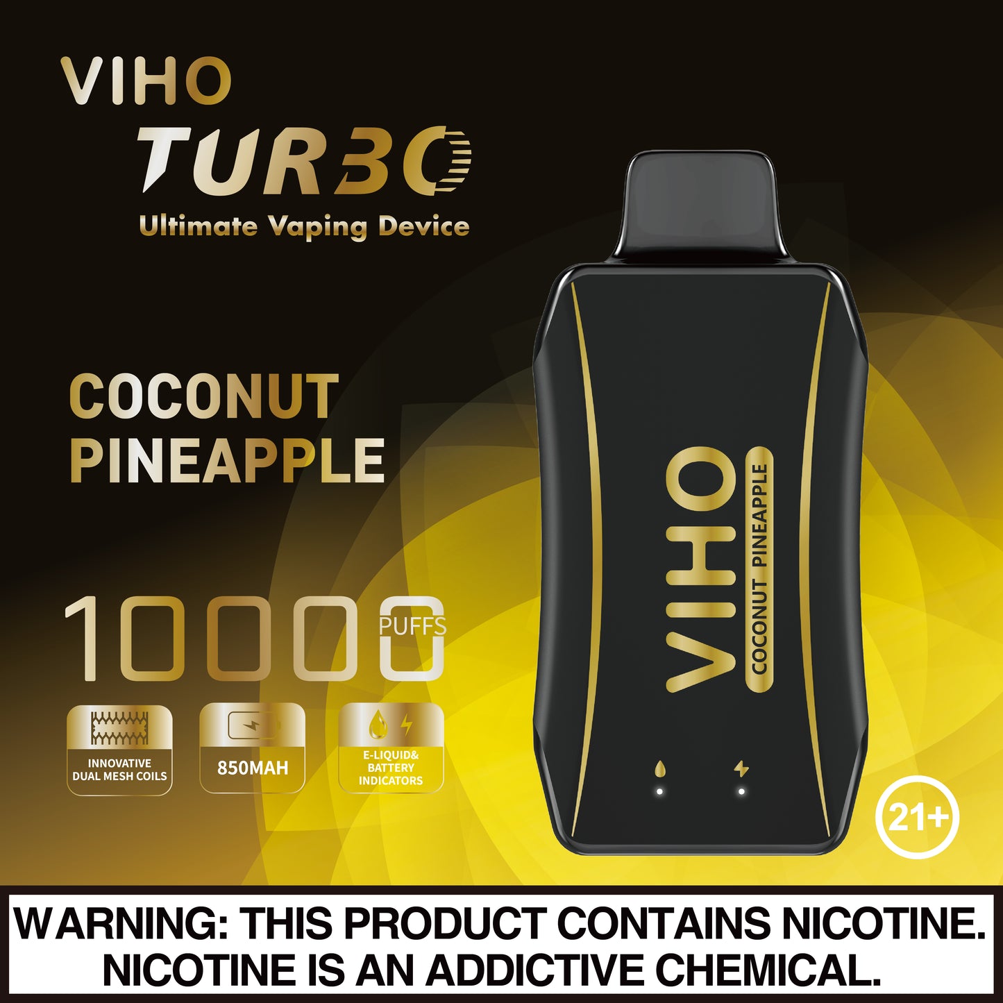 VIHO Turbo 10k - Coconut Pineapple