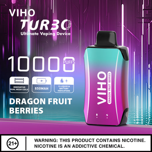 VIHO Turbo 10k - Dragon Fruit Berries
