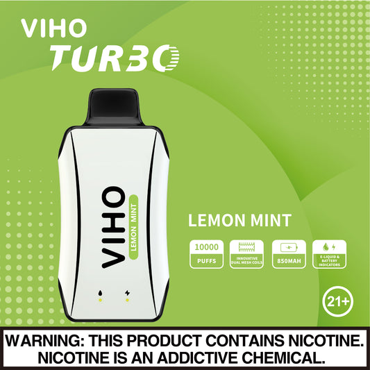 VIHO Turbo 10k - Lemon Mint