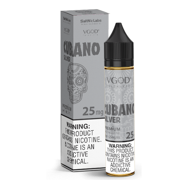 VGOD Salt Nic Cubano Silver 30mL Price Point NY VGOD Salt Nic Cubano Silver 30mL Price Point NY