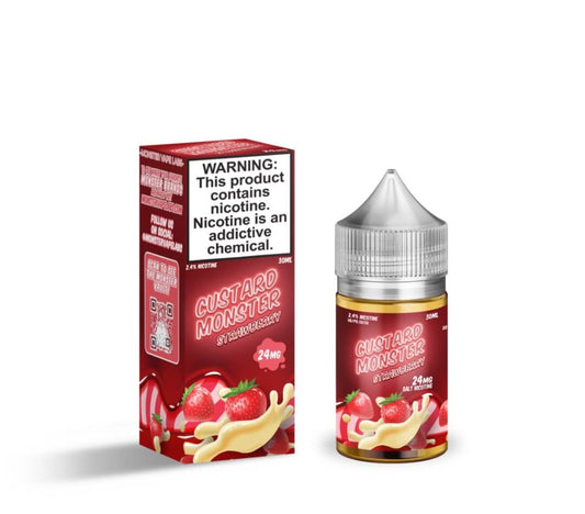 Strawberry By Custard Monster - Salt Nicotine - 30ml (TFN)