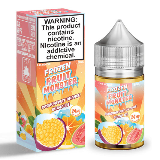 Passionfruit Orange Guava Ice By Frozen Fruit Monster - Salt Nicotine - 30ml (TFN)