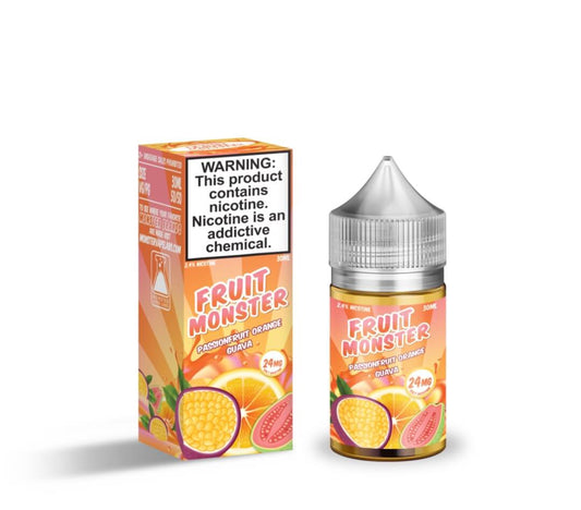 Passionfruit Orange Guava By Fruit Monster - Salt Nicotine - 30ml (TFN)