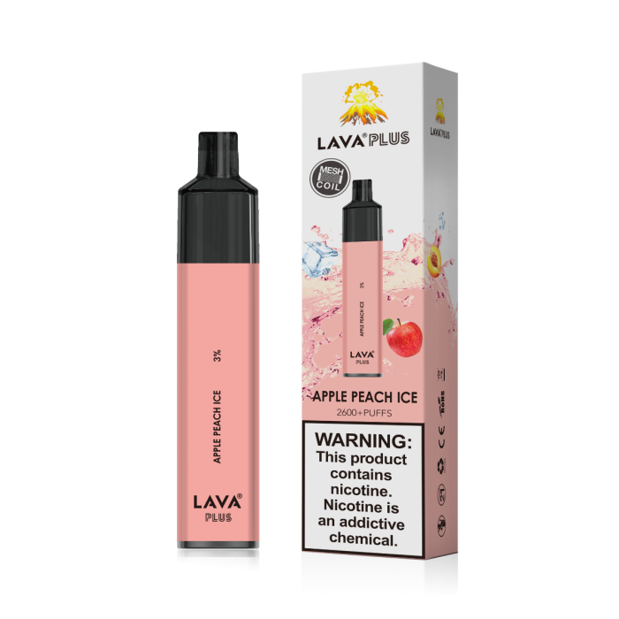 Lava Plus - Apple Peach Ice 3%